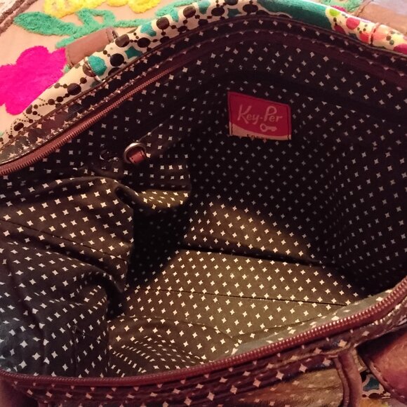 FOSSIL KEY-PER KALEIDOSCOPE MULTICOLORED TOTE - Picture 8 of 14